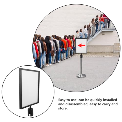 Tofficu Suporte De Sinal De Pilar Quadro Retrato Suporte Superior Cartazes Exibir Moldura De Retrato