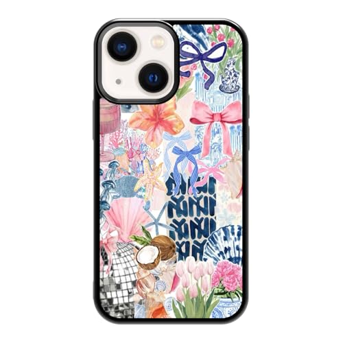qizjio Collage Aesthetic Phone Case Shockproof Protective Art Coquette Summer Phone Case for iPhone 13 Mini