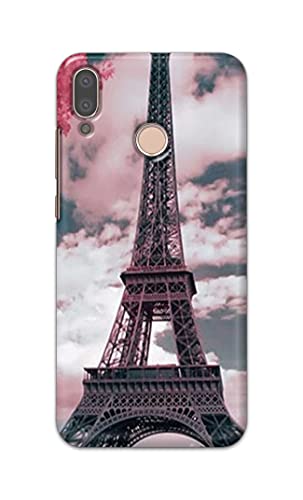 Image of Lovers Famous Place Eiffel Tower in Paris Hard Back Case Cover for Huawei P20 Lite /Huawei Nova 3e, ANE-LX1, ANE-LX2, ANE-LX3 Back Cover -(J5) VNS2227