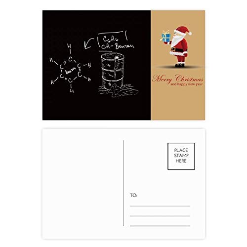 Cartes postales de Noël chimie Benzène lot de 20 pour décorer votre bureau