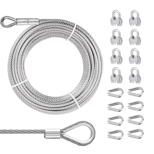 Câble en acier de 3/16" 70 m pour remplacer un fil usé sans rupture