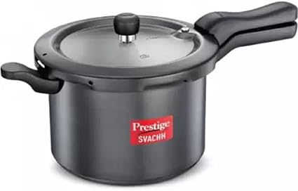 Prestige Svachh Hard Anodised with Anti Bulge Induction Base 5 L Induction Bottom Pressure Cooker (Hard Anodized)