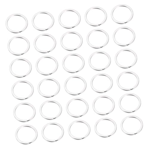 Porte-clés en acier inoxydable de 100 pièces idéal pour organiser la maison et le bureau