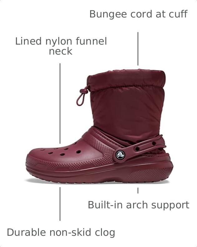 Image of Crocs Unisex Adult Classic Lined Neo Puff Boots