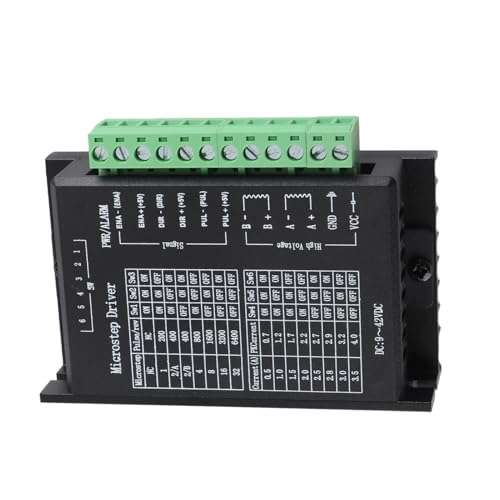 ZDETGU Stepper Motor Driver for NEMA 17/23/34 with High Speed Optical Isolation and 6 Modes, 32 Segments Programmable, 4