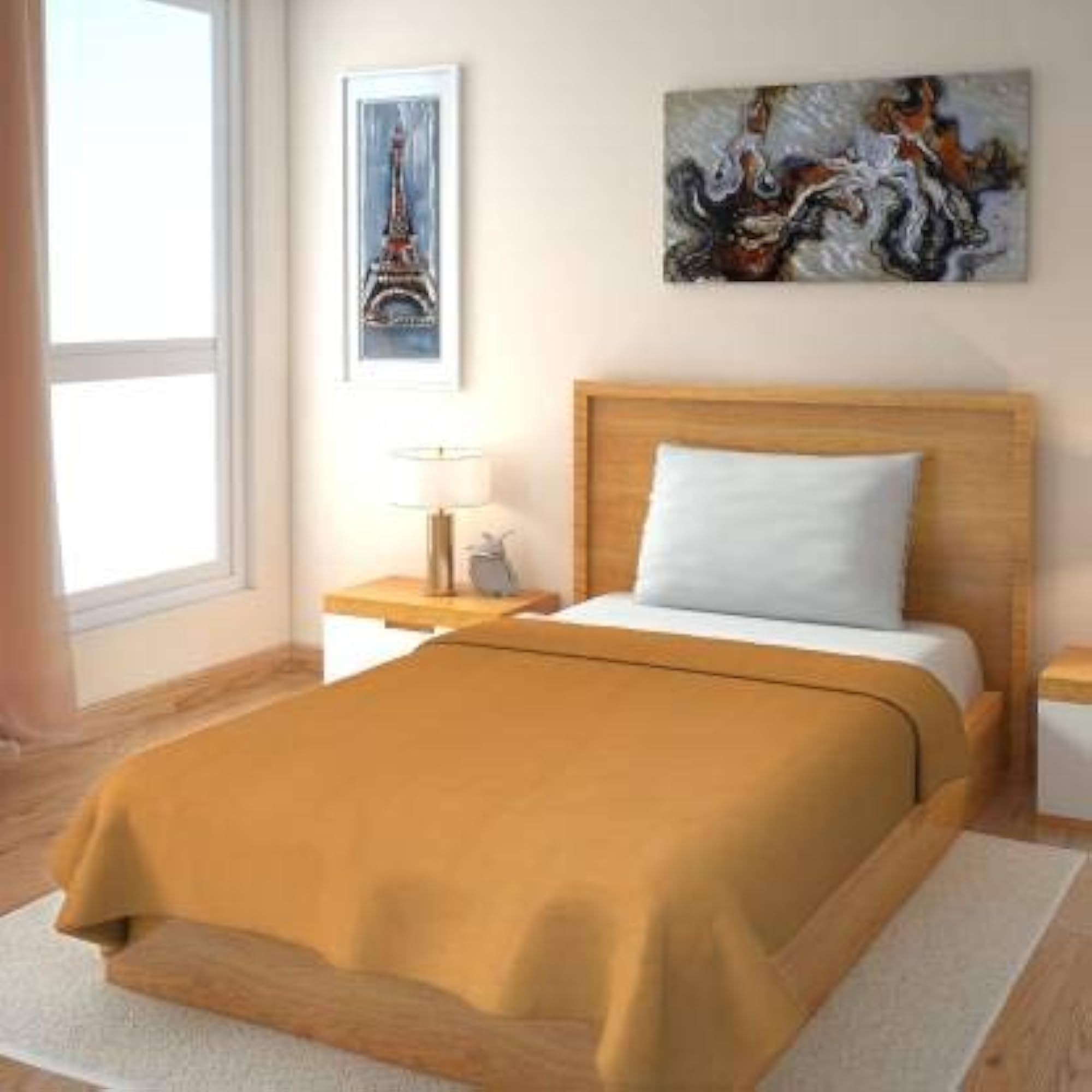 Woollen Soft Warm Fleece Blanket Winter Bedsheets