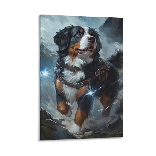 Impression sur toile Mastiff tibétain affiche décoration murale