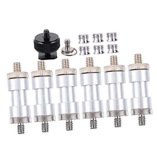 Adaptadores de tornillo para cámara de fotos con tuercas compatibles para trípode