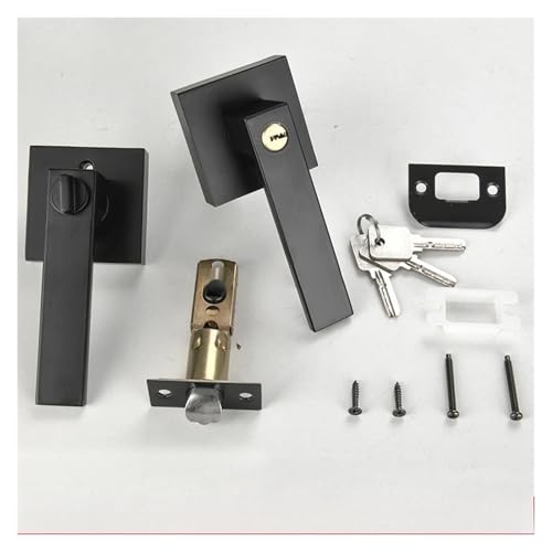 Masque de confidentialité intérieur pour poignée de porte dorée