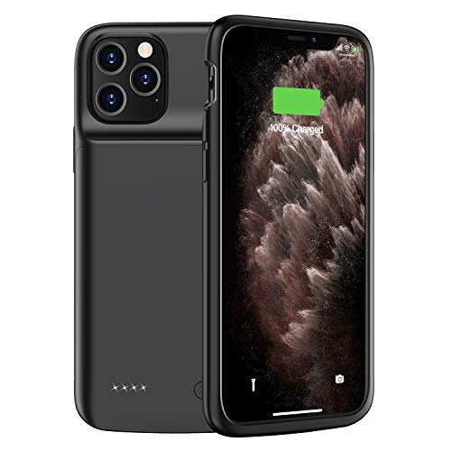 Swaller Battery Case for iPhone 11 Pro, 4800mAh Protective Portable Charging Case, Rechargeable Extended Battery Charger Case for iPhone 11 Pro(5.8 inch) (Black)