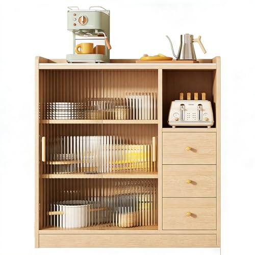 Aparador con Puertas corredizas,encimera de...