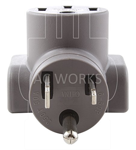 Ac Works Ev Charging Adapter For Tesla Use (6-50 50A 250V Welder To Tesla) #TOP2