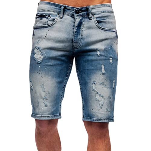 Short d'été en denim homme ample résolvant le manque de poches au quotidien