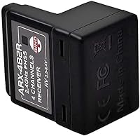 Vista 2 de ARX-482R RC Reciver y AGFRC A73CHLW V2 70.5 lbs Servo sin núcleo