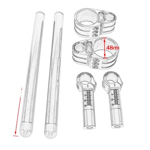 Clip de manillar de 48 mm para eliminar el dolor de muñecas en CBR600 4