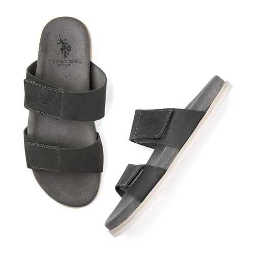 Image of U.S. Polo Assn. Men's Leather Slipper