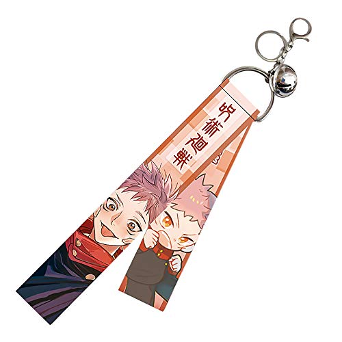キーホルダー 呪術廻戦 リボン&響き人形 キーホルダー 五条悟 無量空処 虎杖悠仁 人気 アニメ キャラ アクセサリー ペンダント 携帯 カバン飾り かわいい 萌えグッズ 周辺 ギフト プレゼント 小道具 8つのスタイル
