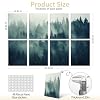 Art3d Soundproof Wall Panels 48x32, 8-Pack Acoustic Wall Art Panels, Sound Absorbing Decorative Wall Panels for Living Room, Bedroom, Kitchen, Studio, Polyester UV Print