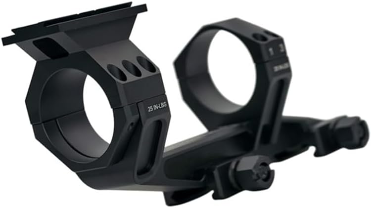 Ultra LPVO Cantilever Scope Mount for ATACR/VUDU/NXS & More Riflescopes, 30mm/34mm Dual Rings, 1.54"/1.93" Height, w/Top Rail for ACRO P2 Red Dot Sight, 7075 Aluminum, Fits 20mm Picatinny Rail