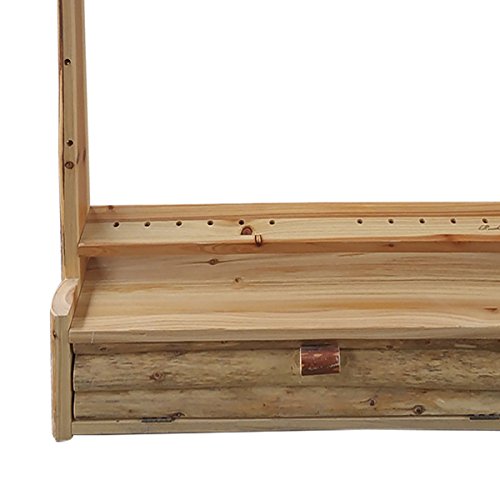 image for Rush Creek Creations- Rustic 2 Compound Bow Holder Archery, 12 Arrow H