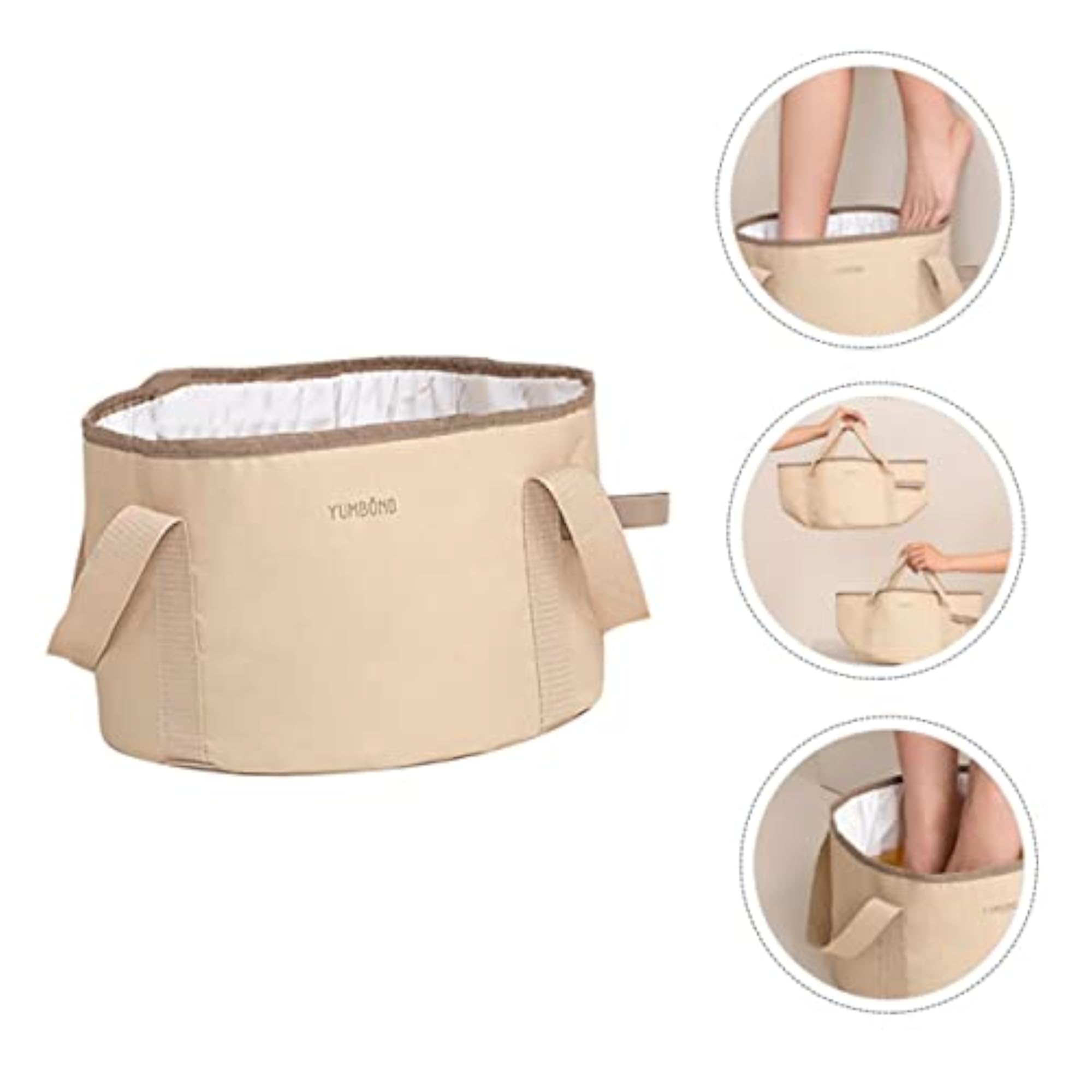 3 pcs Foot Bath Collapsible Foot Basin Set