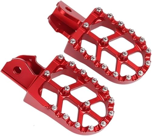 Repose-pieds de moto pour Sur-Ron pour supprimer les vibrations - Pédale rouge stable