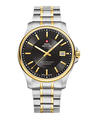 Montre Swiss Military Homme Quartz analogique de précision suisse SM30200.04