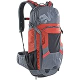 evoc fr trail blackline backpack department_name; Unisex EVOC FR Enduro 16l Protector Backpacks, Carbon Grau/Chili Rot, M/L