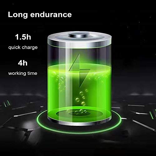 Andoer Aparador de cabelo masculino Carga USB portátil Cortador de cabelo elétrico Potente máquina d