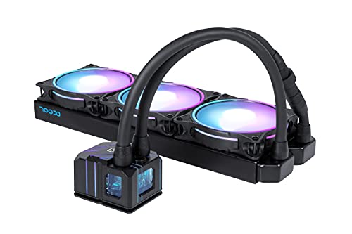 Alphacool 11771 Eisbaer Pro Aurora 360mm CPU Cooler, 15.35 x 4.72 x 1.5 inches, AMD & Intel Compatible, Desktop & Server, 4 Watts, 20 dB Noise, 119.8 CFM, RGB LED 2