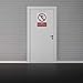 Normaluz RD40006 SEÑAL PVC PROHIBIDO PASO PERSONAL NO AUTORIZ 21X30, Rojo, 21x30...