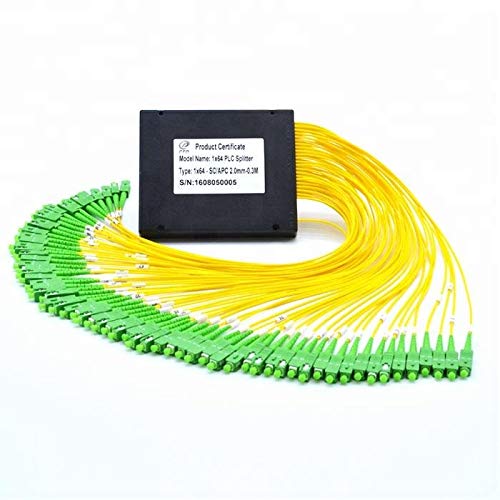 Répartiteur de fibre PLC 1x8 avec haute stabilité SC APC et gaine 2mm