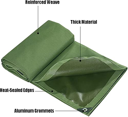 Bâche lourde imperméable Tarwood 2x2 m protection extérieure pluie - 5