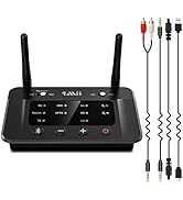 1Mii B03 Bluetooth 5.3 Transmitter Sender Empfänger für TV, aptX HD Low Latency Drahtloser Audioa...