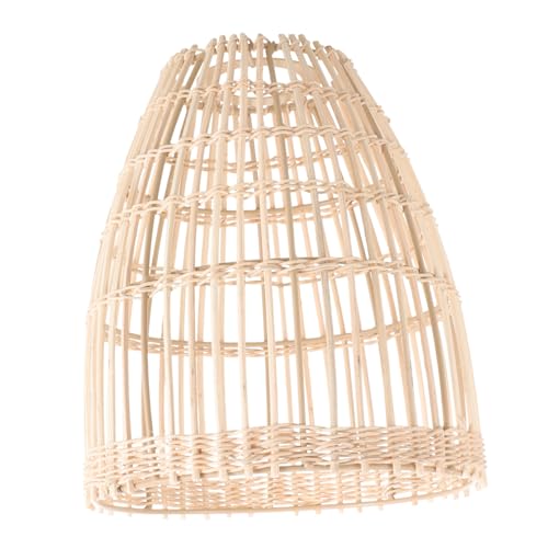 Levemolo Ceiling Lamp Light Covers Vintage Lampshade Rattan Paper Woven Chandelier Decor