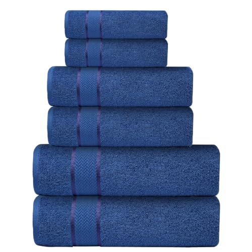 6 serviettes de douche longues en peluche pour salle de bain - 2