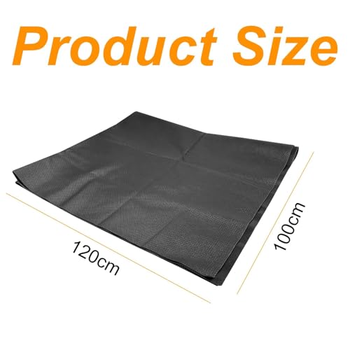 Nicrulp Antirutschmatte Auto Kofferraum, Kofferraum Schutzmatte, Kofferraummatte Zuschneidbar, Anti Rutsch Matte, Kofferraumschutz, Kofferraumschutzmatte, für Kofferraum, Camping (120 × 100 cm)