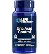 Life Extension, Uric Acid Control (contrôle de l'acide urrique), Terminalia Bellirica 500 mg, 60 Ca...