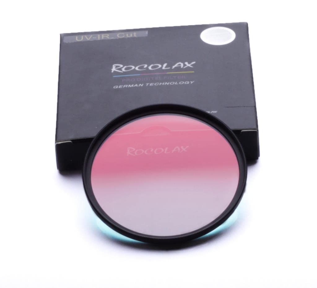 Filtro UV para Objetivo 25 30 37 39 40 40.5 43 46 49 52 55 58 62 67 72 77 82 mm 370-670nm 400-700nm UV IR Corte el Filtro de Lente infrarrojo for la cámara DSLR Filtro Ultravioleta (Size : 46mm, Col