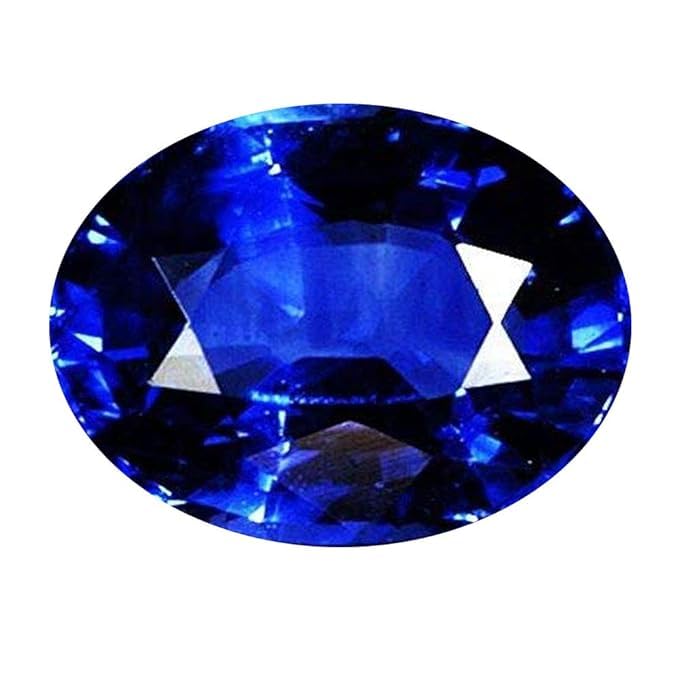 Saphir bleu non traité 11,25 Ratti pierre précieuse véritable Neelam de Ceylan