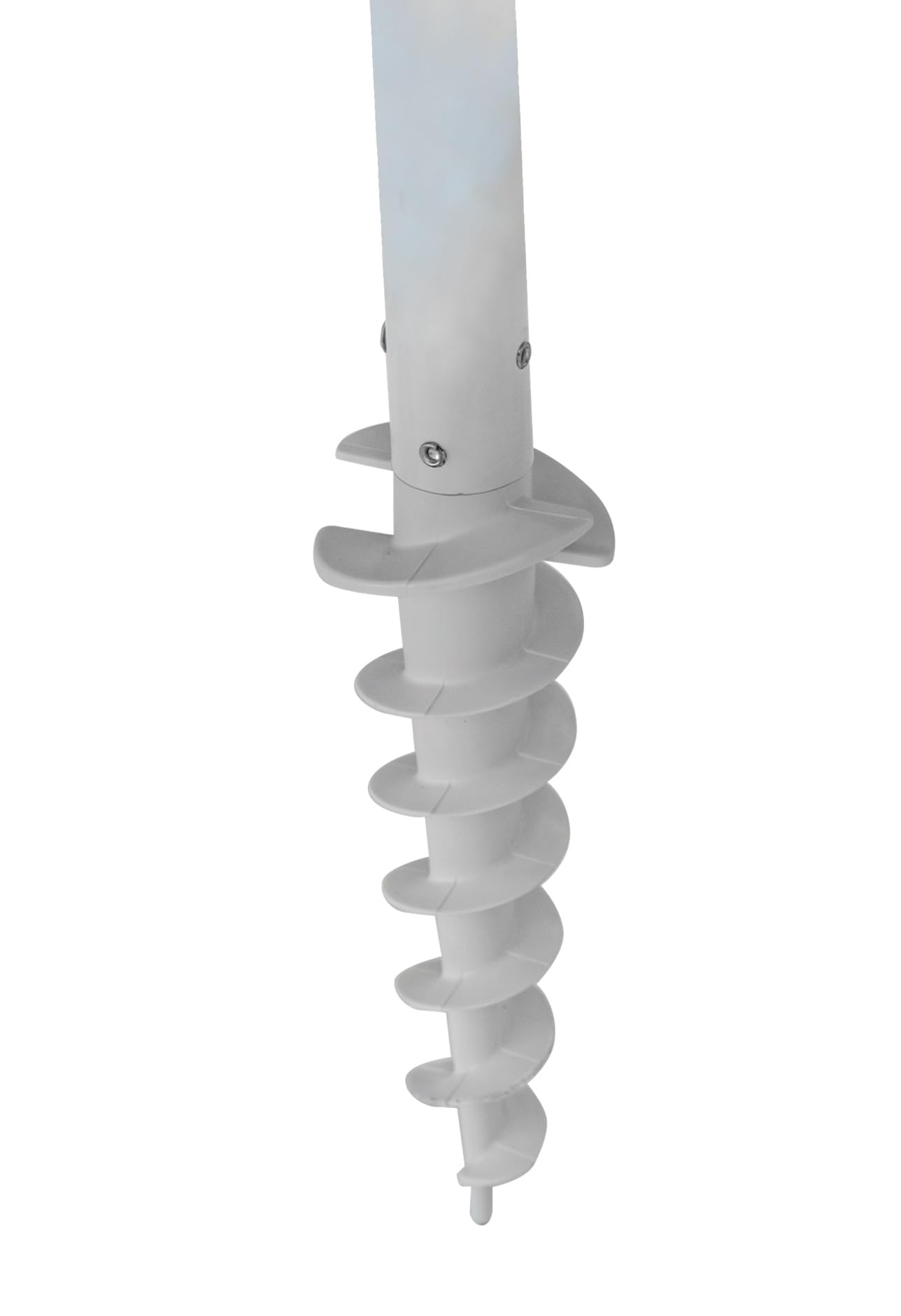 Teorema - Ombrellone da spiaggia e giardino, diametro 210 cm, tubo alluminio 32 mm, anti-UV, antivento, 220 cm, con trapano e borsa