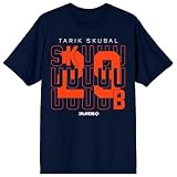Bioworld MLBPA Tarik Skubal 29 Skuuub Adult Navy Crew Neck Short Sleeve T-Shirt-Medium