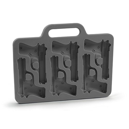 YuamMei 1 moule à glaçons en silicone en forme de pistolet (noir) Cover