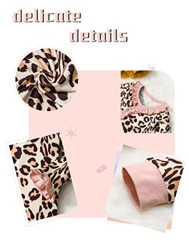 Newborn Baby Girl Clothes Leopard Floral Romper Jumpsuit Onesies With Floral Headband 2Pcs Outfits Set Cotton Clothes Set Newborn #TOP3