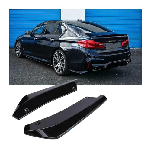 2PCS ����u���b�N ���A�o���p�[�f�B�t���[�U�[ �X�v���b�^�[�J�o�[ �T�C�h�J�i�[�h ���b�v�g�����X�e�b�J�[ BMW G30 G20 F30 E90 �J�[�A�N�Z�T���[�Ή�(Black)