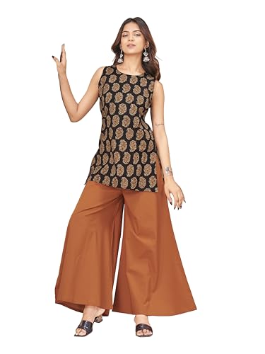 Image of Womanista Women Printed Cotton Kurta Set for Woman | Jaipur Coord Set | Farshi Salwar Suit
