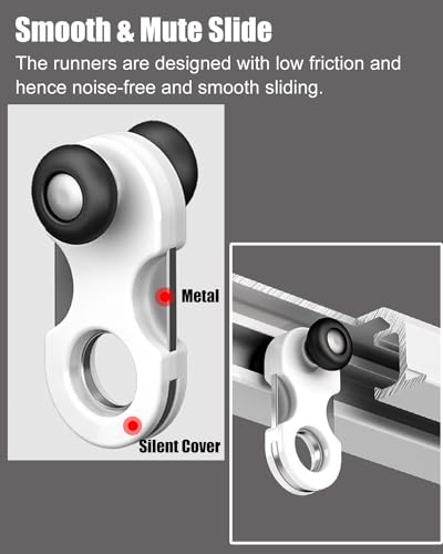 Riel de cortina de ducha invisible ideal para apartamentos modernos 5