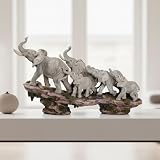 Comfy Hour Nasza kolekcja słodkich przyjaciół słoni rodzina słonia na klifie figurka 25 cm