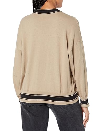 Image of Armani Exchange Women's Collegiate Capsule Cotton Knit Pullover