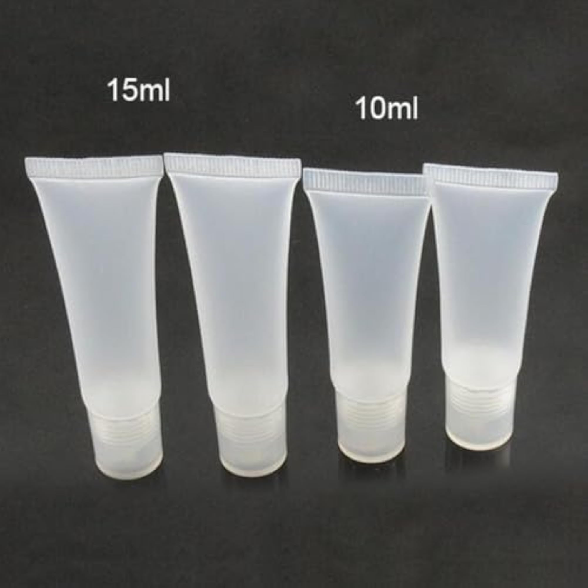 4x20pcs Empty PVC Tubes for Lip Gloss Balm